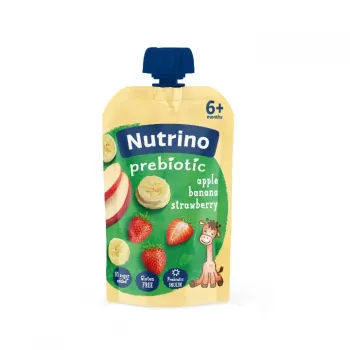 Nutrino POUCH PREBIOTIC Jabuka, Banana, Jagoda 100g