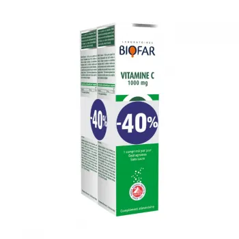 BIOFAR VITAMIN C 1000 A20 DUO PAK