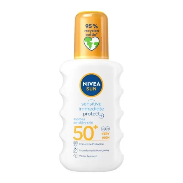 NIVEA SUN SENSITIVE IMMEDIATE PROTECT UMIRUJUĆI SPREJ SPF 50+ 200ML