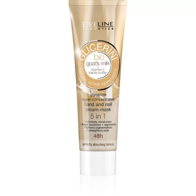 EVELINE GLICERINSKA KREMA ZA RUKE I NOKTE SA KOZIJIM MLEKOM 100ML