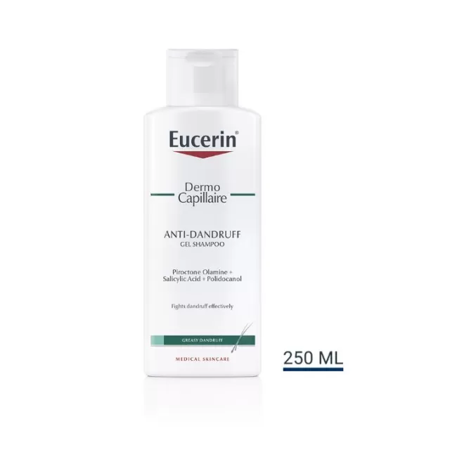 EUCERIN DERMOCAPILLAIRE GEL ŠAMPON PROTIV MASNE PERUTI 250ML