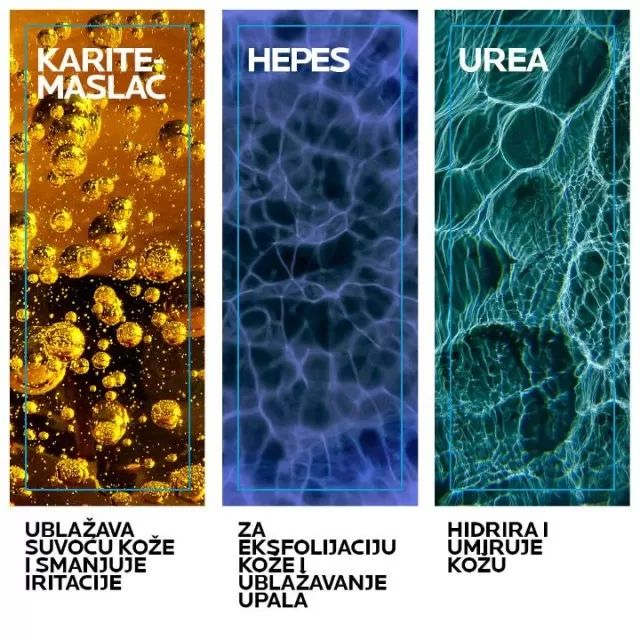 La Roche-Posay LIPIKAR LAIT UREA 10% Hidratantni losion sa trostrukim dejstvom protiv perutanja 200 ml
