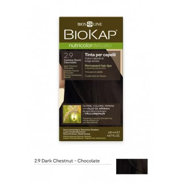 BIOKAP FARBA ZA KOSU 2.9 TAMNO KESTENJASTA ČOKOLADA 50ML