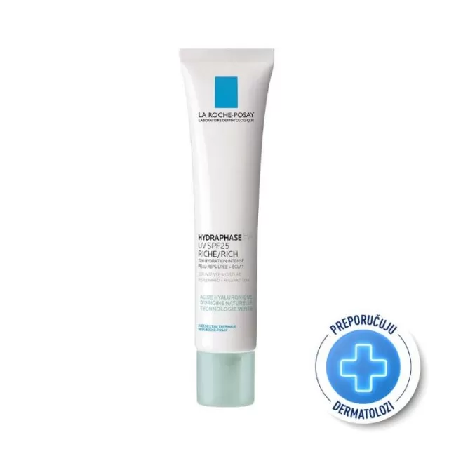 LA ROCHE-POSAY HYDRAPHASE HA UV RICH SPF25 ZA DEHIDRIRANU KOŽU BEZ SJAJA,  40ML
