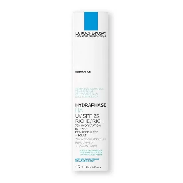 LA ROCHE-POSAY HYDRAPHASE HA UV RICH SPF25 ZA DEHIDRIRANU KOŽU BEZ SJAJA,  40ML
