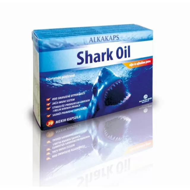 ALKAKAPS SHARK OIL 500MG 30 KAPSULA