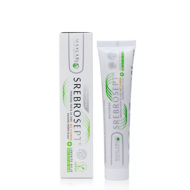 SREBROSEPT PASTA ZA ZUBE 100G MAXLAB
