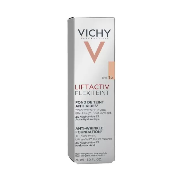 VICHY LIFTACTIV FLEXITEINT Tečni puder protiv bora SPF 20, za sve tipove kože, 30 ml, 15 Opal