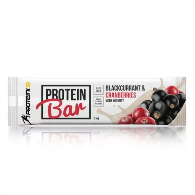 PROTEINI.SI PROTEIN BAR BLACKCURRANT+CRANBERRY 55G