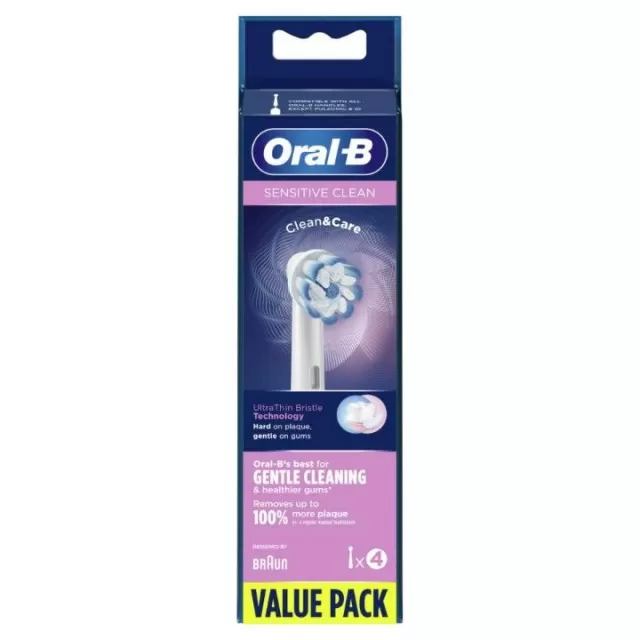 ORAL-B POWER REFILL SENSITIVE CLEAN, 4 KOMADA