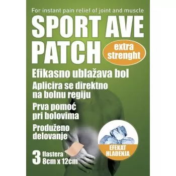 SPORT AVE-PATCH FLASTER 8CMx12CM A3