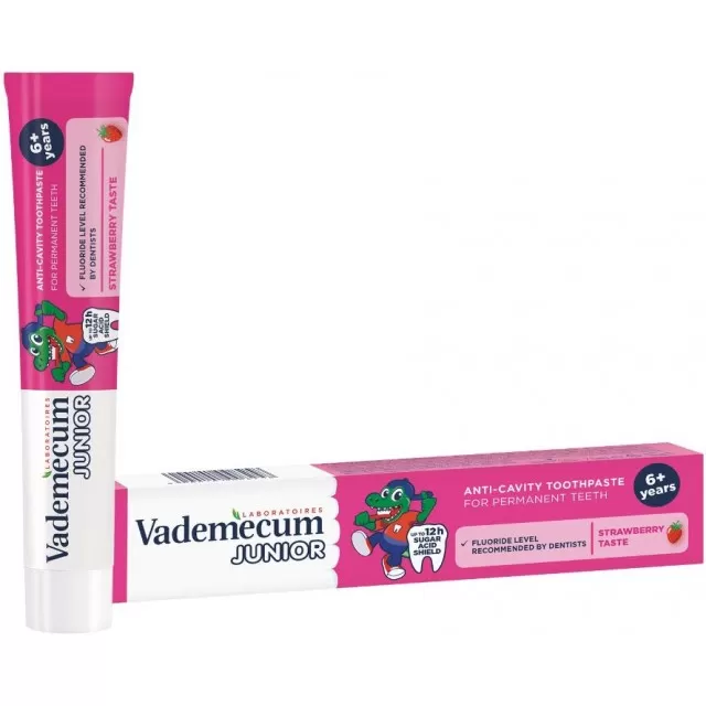 VADEMECUM DEČIJA PASTA ZA ZUBE JAGODA 6+ 75ML