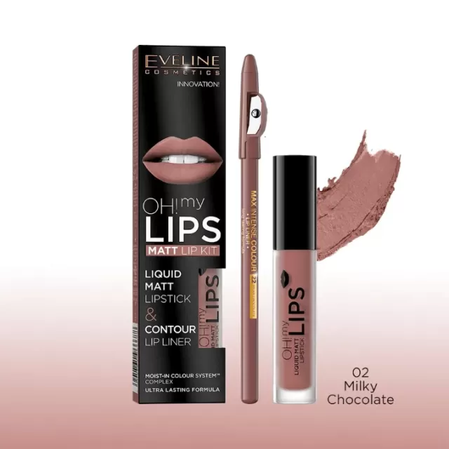 EVELINE MY LIPS LIQUID MATT 02, 4,5ml