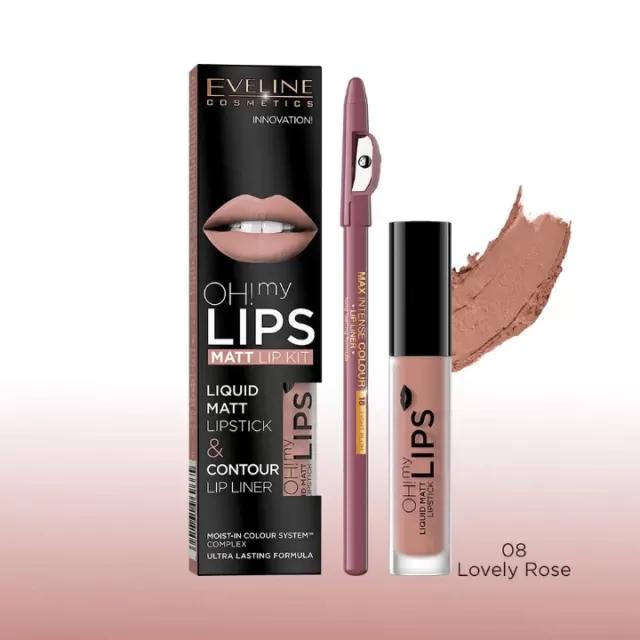 EVELINE MY LIPS LIQUID MATT 08, 4,5ml