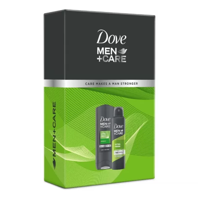 DOVE SET MEN EXTRA FRESH (gel za tuširanje  250ml+antiperspirant 150ml)