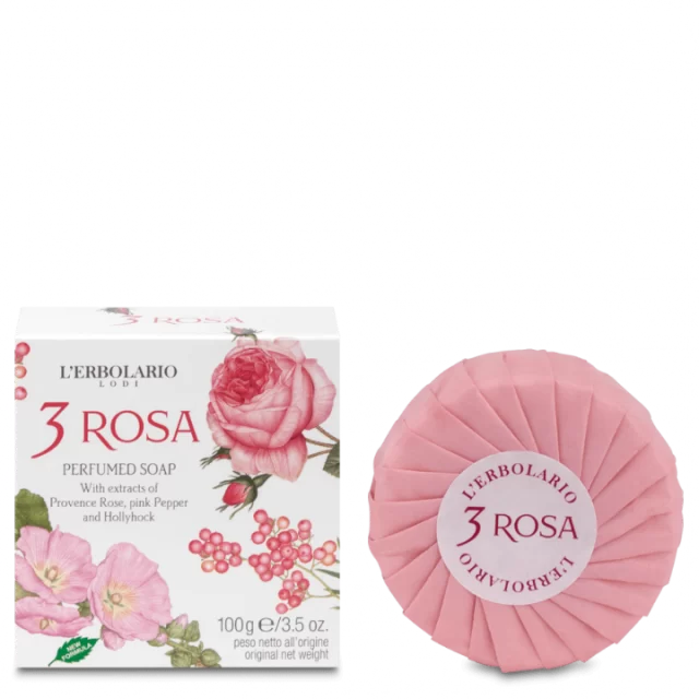L'ERBOLARIO 3 ROSA MIRISNI SAPUN 100G