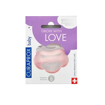 CURAPROX BABY DUDA VELIČINA 0 ROZA + GRATIS BABY ČETKICA