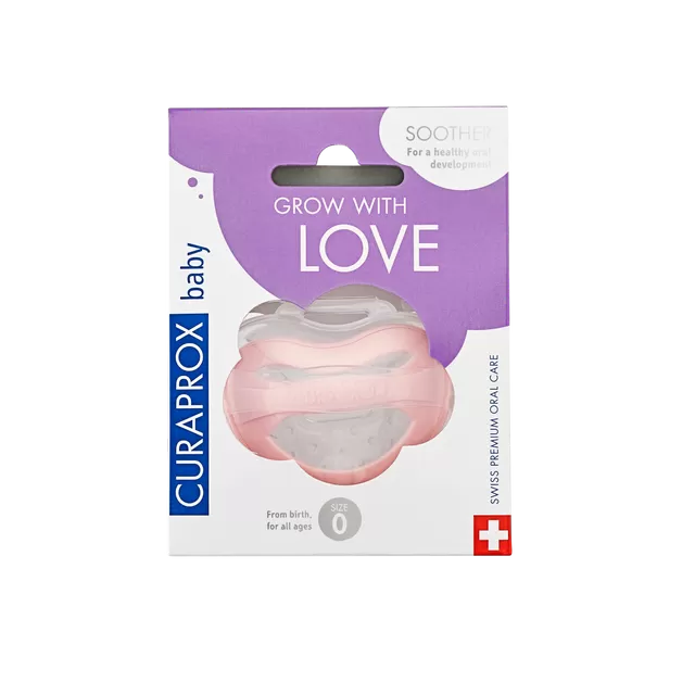 CURAPROX BABY DUDA VELIČINA 0 ROZA + GRATIS BABY ČETKICA