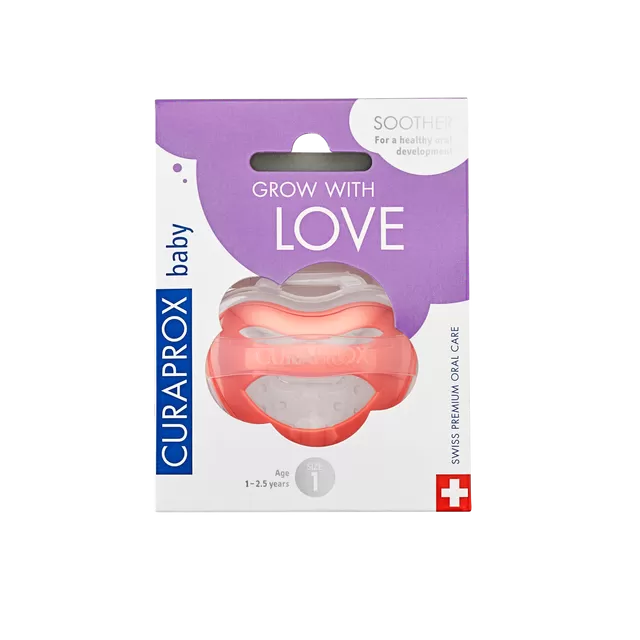 CURAPROX BABY DUDA VELIČINA 1 NARANDŽASTA + GRATIS BABY ČETKICA