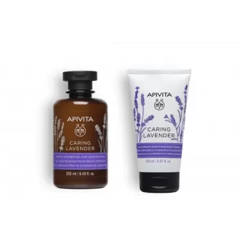 APIVITA PROMO GEL ZA TUŠIRANJE LAVANDA+GRATIS KREMA ZA TELO LAVANDA