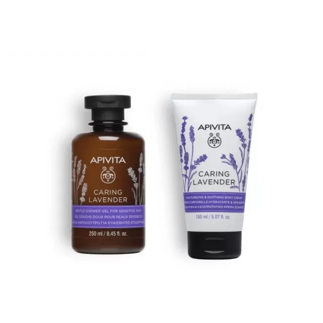 APIVITA PROMO GEL ZA TUŠIRANJE LAVANDA+GRATIS KREMA ZA TELO LAVANDA