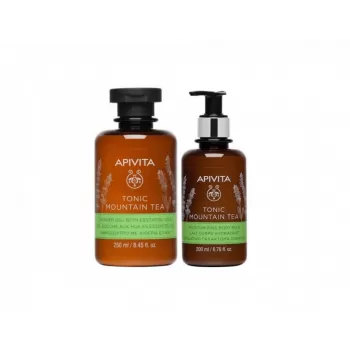 APIVITA PROMO GEL ZA TUŠIRANJE PLANINSKI ČAJ+GRATIS MLEKO ZA TELO PLANINSKI ČAJ