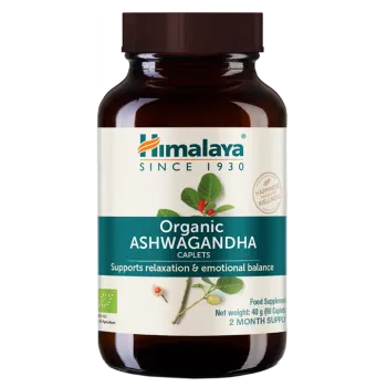HIMALAYA ASHWAGANDHA ORGANIC KAPLETE A60