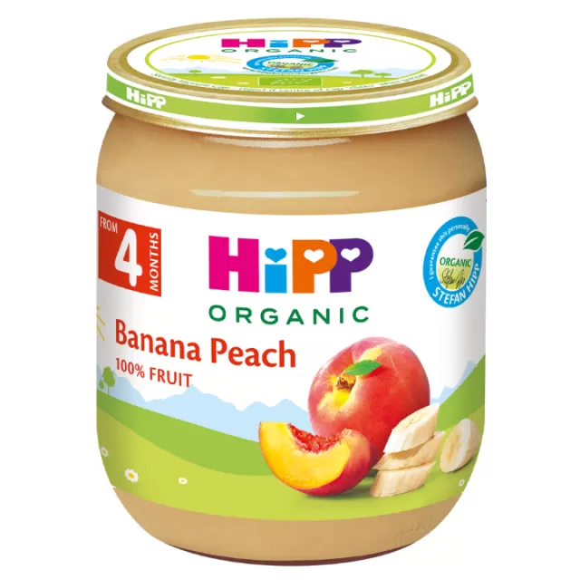 HIPP KAŠICA BANANE I BRESKVE 125G