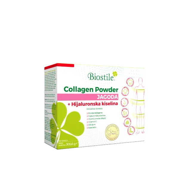 BIOSTILE COLLAGEN POWDER 6+HA JAGODA KESICE A30