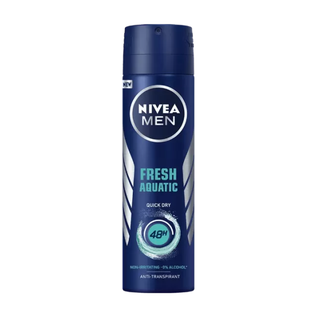 NIVEA MEN ANTIPERSPIRANT SPREJ FRESH AQUATIC 150ML