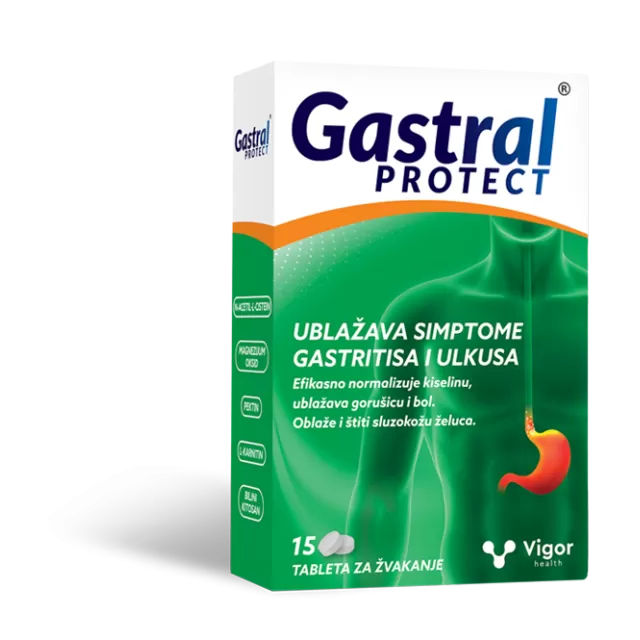 GASTRAL PROTECT TABLETE ZA ŽVAKANJE A15