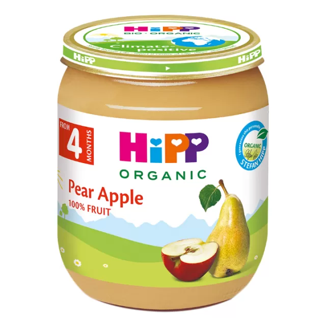 HIPP KAŠICA JABUKA SA KRUŠKOM 125G