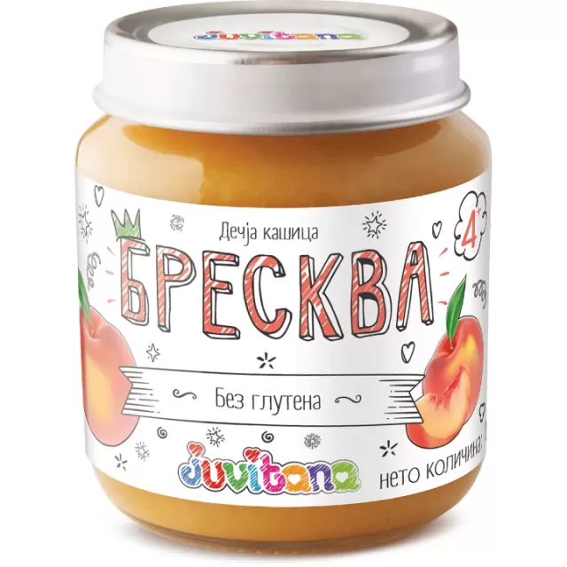 JUVITANA KAŠICA OD BRESKVE 128G