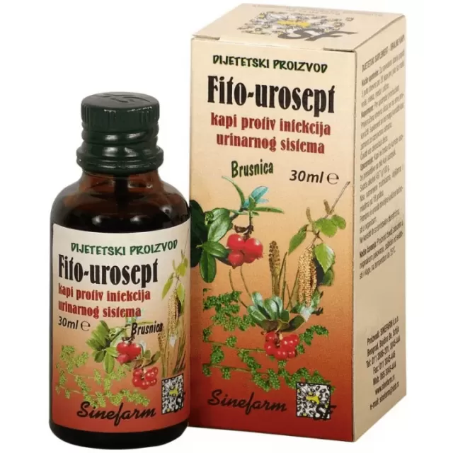 KAPI PROTIV INFEKCIJA URINARNOG SISTEMA FITO-UROSEPT 30ML
