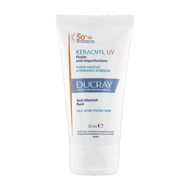DUCRAY KERACNYL UV SPF 50+ FLUID PROTIV NEPRAVILNOSTI 50ML
