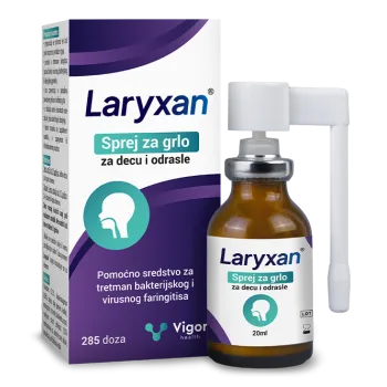 LARYXAN SPREJ ZA GRLO ZA DECU I ODRASLE 20ML