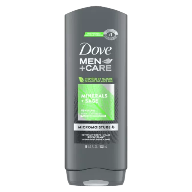 DOVE MEN GEL ZA TUŠIRANJE MINERAL SAGE 250ML