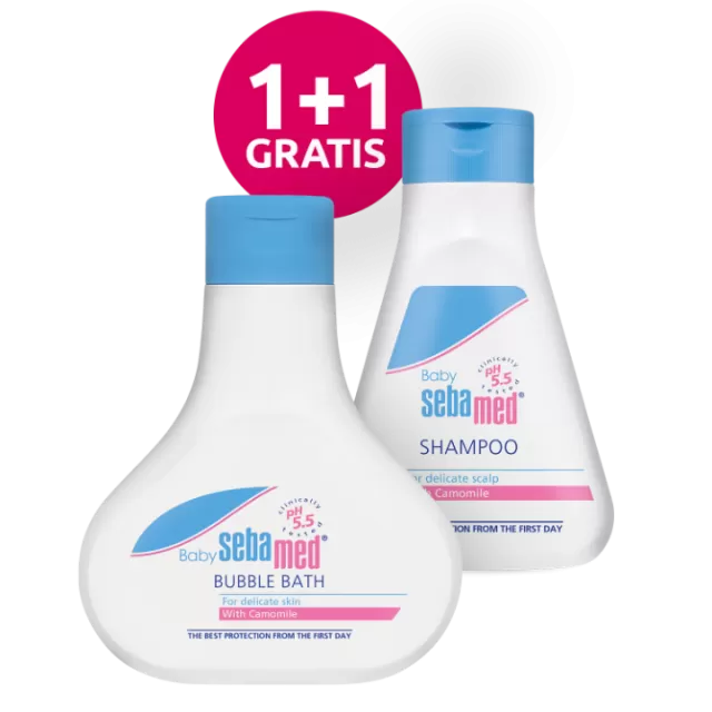 SEBAMED BABY SET PENA 200ML + ŠAMPON 150ml