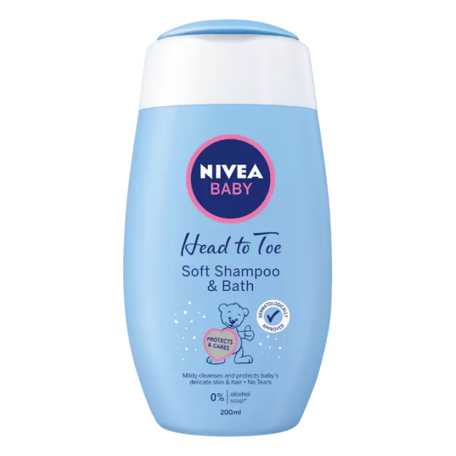 NIVEA BABY KUPKA I ŠAMPON 200ML