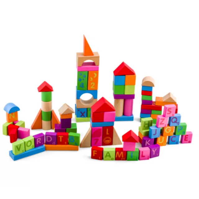 PINO EDUKATIVNE KOCKE-BLOKOVI (100 KOMADA)