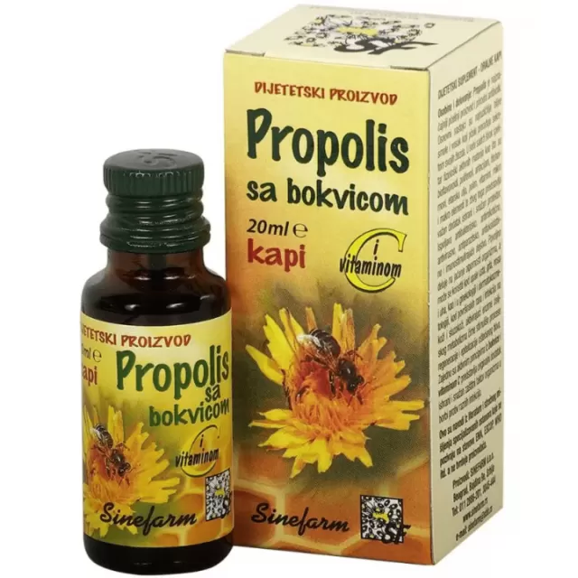 PROPOLIS KAPI SA BOKVICOM I C VITAMINOM 20ML