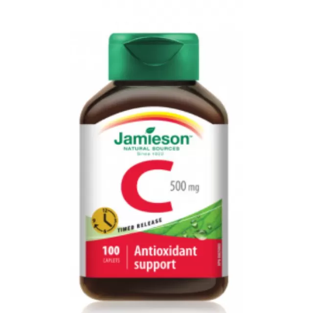 JAMIESON VITAMIN C 500MG TIMED RELEASE KAPLETE A100