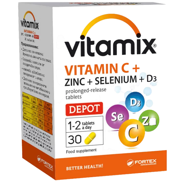 VITAMIX DEPOT D3+SE+ZN+ VITAMIN C TABLETE A30