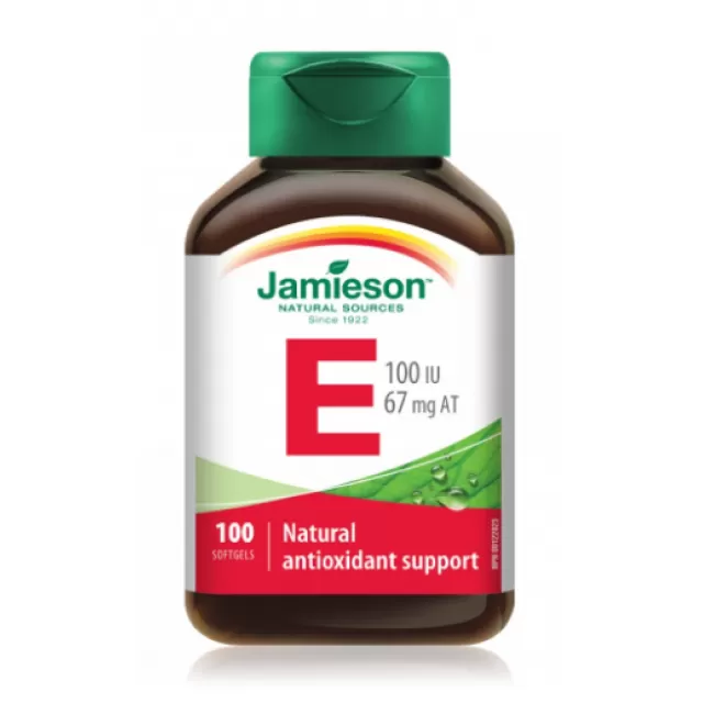 JAMIESON VITAMIN E 100IU KAPSULE A100
