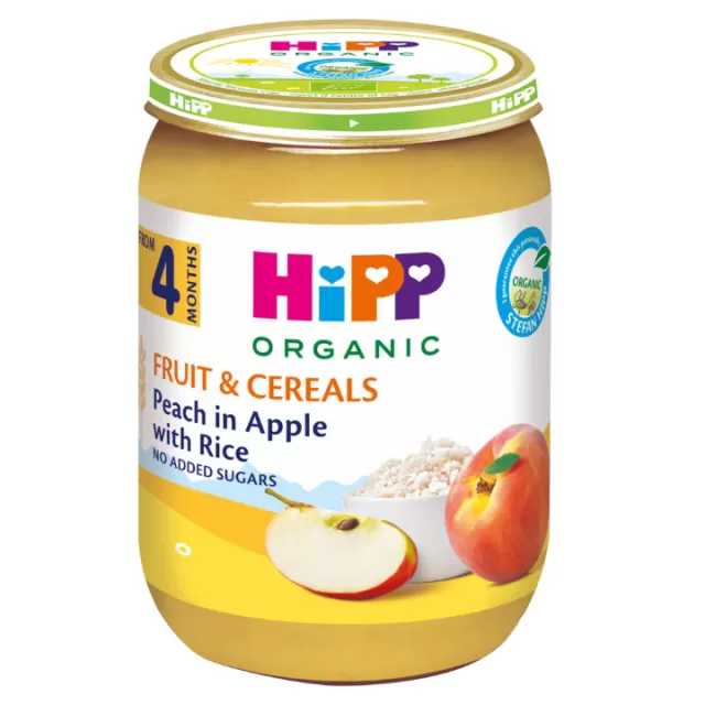 HIPP KAŠICA VOĆE SA PIRINČEM 190G