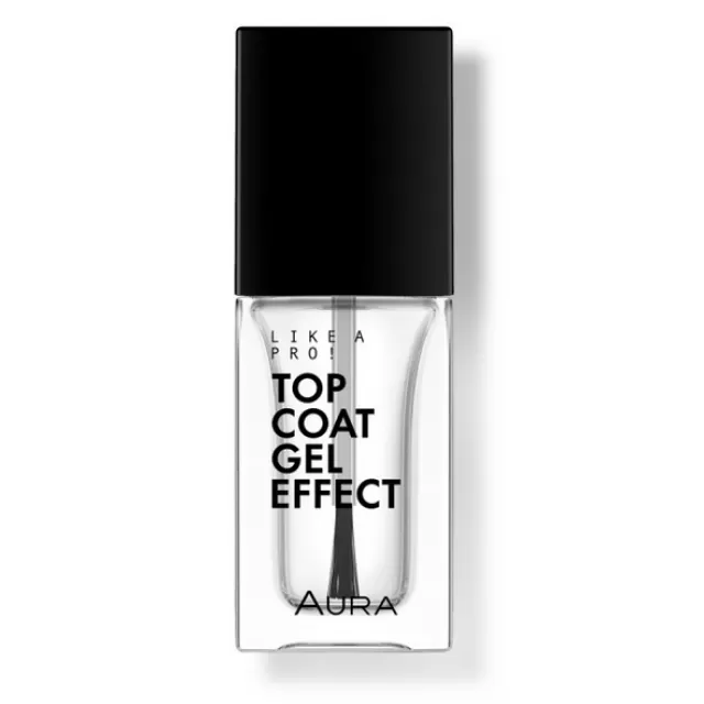 AURA LIKE A PRO! ZAVRŠNI SLOJ VISOKOG SJAJA TOP COAT GEL EFFECT 9,5ML