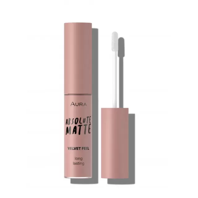 AURA ABSOLUTE MATTE tečni ruž za usne 627 COME CLOSER, 7ml