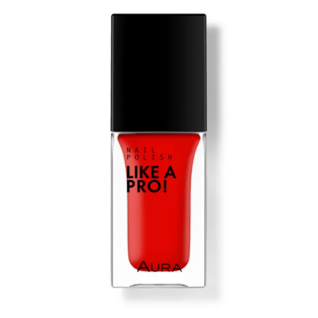 AURA LAK ZA NOKTE LIKE A PRO! 126 CORAL RED 9,5ML