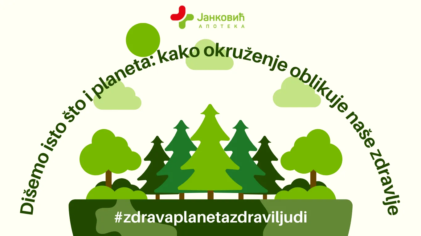 Dišemo isto što i planeta: kako okruženje oblikuje naše zdravlje