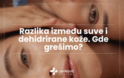 Koja je razlika između suve i dehidrirane kože i zašto je to važno